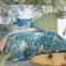 Постельное белье Blanc des Vosges Bora Bora Bleu Paon евро 200х220 сатин - основновное изображение