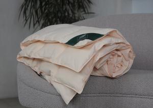 Детское пуховое одеяло пуховое Anna Flaum Biskuit 150х200 легкое - основновное изображение