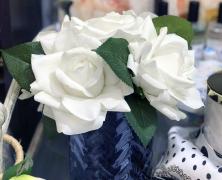 Аромабукет Cote Noire Herringbone White Roses navy - фото 3