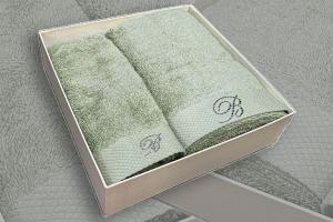 Комплект из 2 полотенец Blumarine Benessere Giglio 40x60 и 60x110 - основновное изображение
