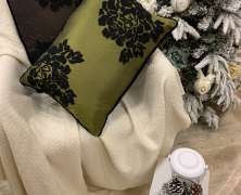 Декоративная подушка Laroche Каноя Олив 30х50 с бисером - фото 4