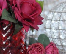 Аромабукет Cote Noire Herringbone Carmine Red Roses bordo - фото 3