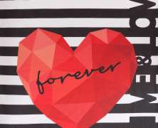 Постельное белье Этель ETP-215 Love Forever 1.5-спальное 143х215 поплин - фото 8