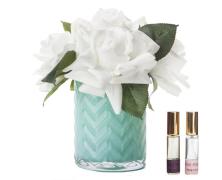 Аромабукет Cote Noire Herringbone White Roses jade в интернет-магазине Posteleon