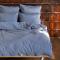Постельное бельё Luxberry Лён и Хлопок голубой 1.5-спальное 150x210 - фото 3