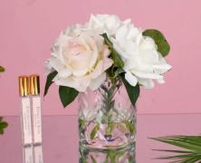 Аромабукет Cote Noire Herringbone Blush & White Roses clear - фото 3