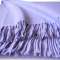 Плед из шерсти ягнёнка Steinbeck Rom 3 двусторонний фиолетовый 130х190 - фото 2