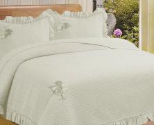 Одеяло-покрывало Servalli Sofia Rosa 260х260 полиэстер + 2 декоративные наволочки в интернет-магазине Posteleon