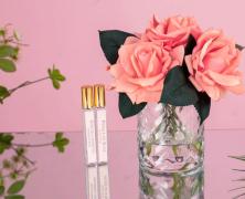 Аромабукет Cote Noire Herringbone White Peach Roses clear - фото 3