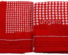 Комплект из 2 полотенец Emanuel Ungaro Montagnier Rosso 40x60 и 60x110 в интернет-магазине Posteleon