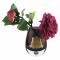 Ароматизированная роза Cote Noire Tea Rose Carmine Red black - фото 5