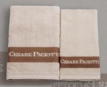 Банное полотенце Cesare Paciotti Downtown Jacquard Burro 100x150 в интернет-магазине Posteleon