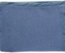 Плед хлопковый Lombarda Soft Velour 150х210 голубой - основновное изображение