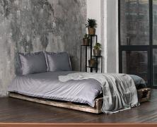 Постельное бельё Luxberry Daily Bedding стальной семейное 2/150x210 сатин - основновное изображение