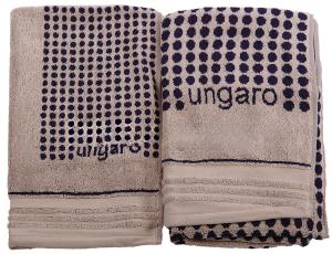 Комплект из 2 полотенец Emanuel Ungaro Montagnier Panna 40x60 и 60x110 - основновное изображение