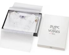 Халат сатиновый женский Blanc des Vosges Delicatesse хлопок - фото 3