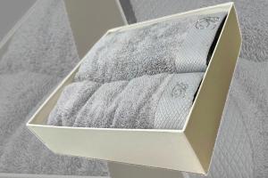 Комплект из 2 полотенец Blumarine Benessere Celeste 40x60 и 60x110 - основновное изображение