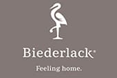 Логотип компании Biederlack производителя пледов