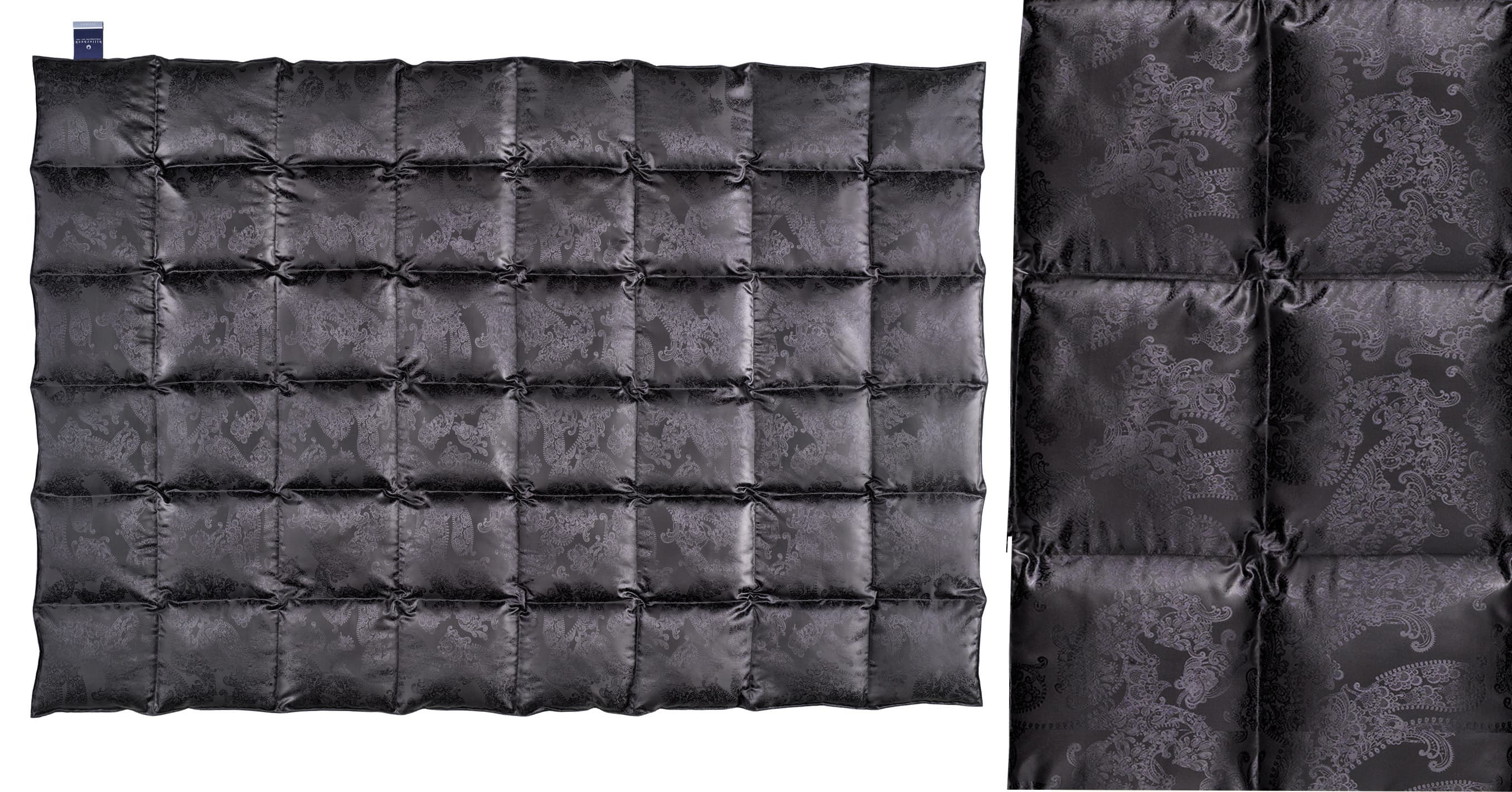 Одеяло чёрное Excelsior Mono от Billerbeck