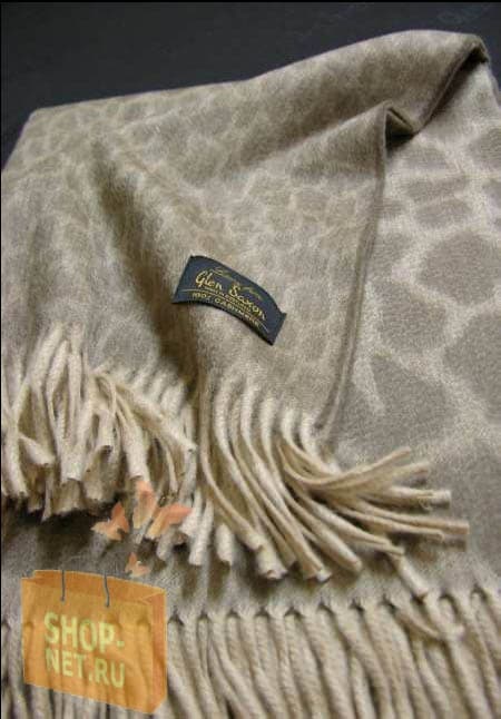 Кашемировый плед Giraffe-mink производителя Glen Saxon