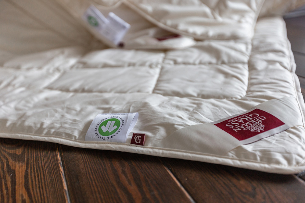 Одеяло органический хлопок/лён German Grass Organic Cotton 160х220 всесезонное