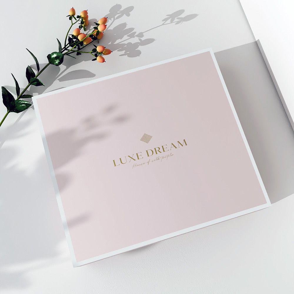 Наволочка Luxe Dream Плаза Браун 50x70 (2 шт.) шёлк