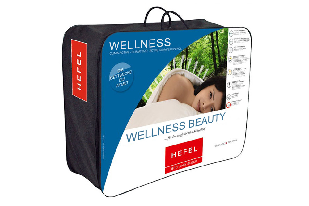 Одеяло с тенселем Hefel Wellness Beauty SD 200х200 летнее