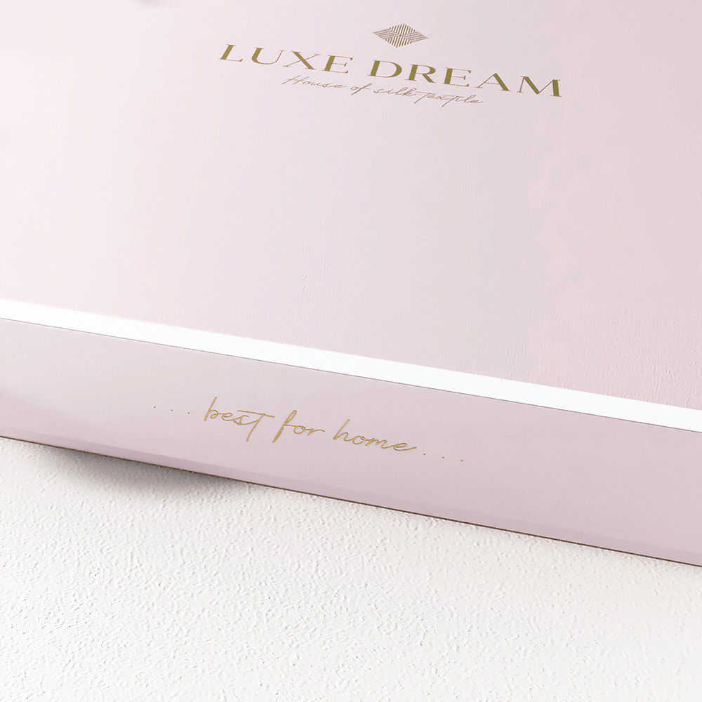 Постельное белье Luxe Dream Бордовый евро 200x220 шёлк