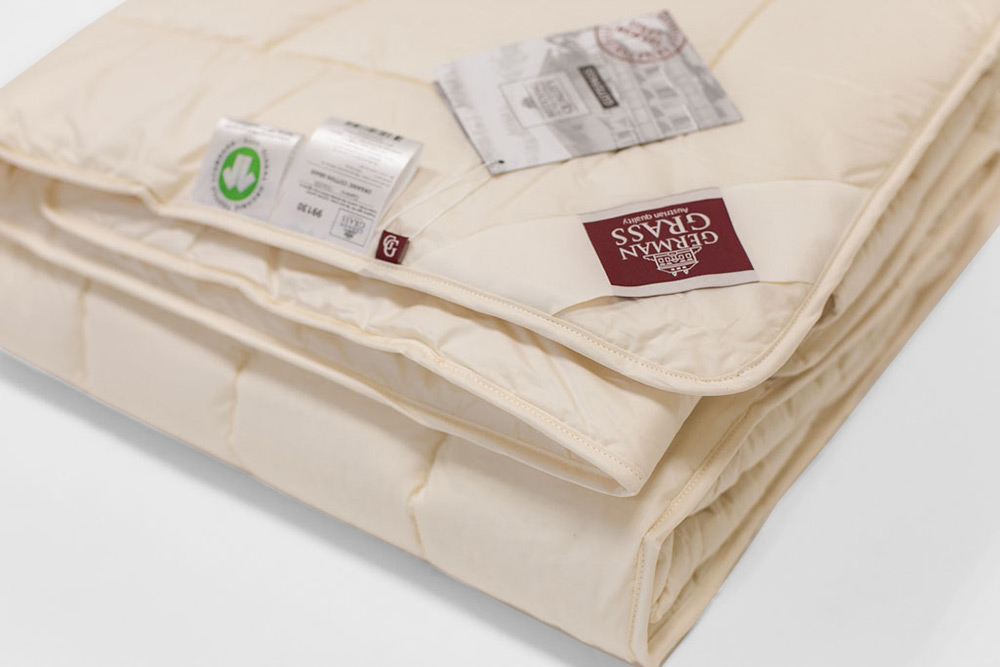 Одеяло органический хлопок/лён German Grass Organic Cotton 200х200 всесезонное