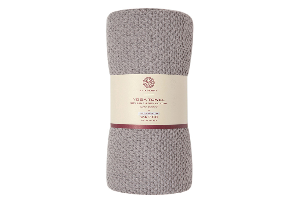 Полотенце вафельное Luxberry Yoga Towel 70х140 лён/хлопок