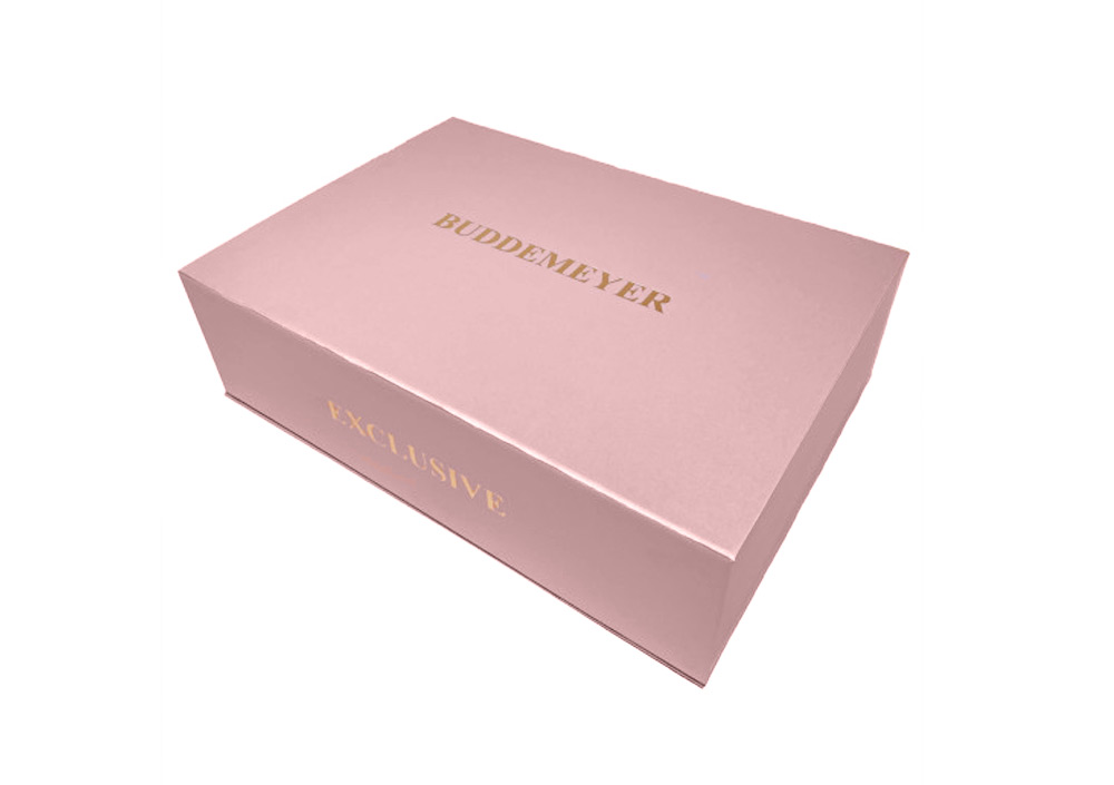Коробка подарочная Buddemeyer Розовый лепесток 35х25х10 с магнитами