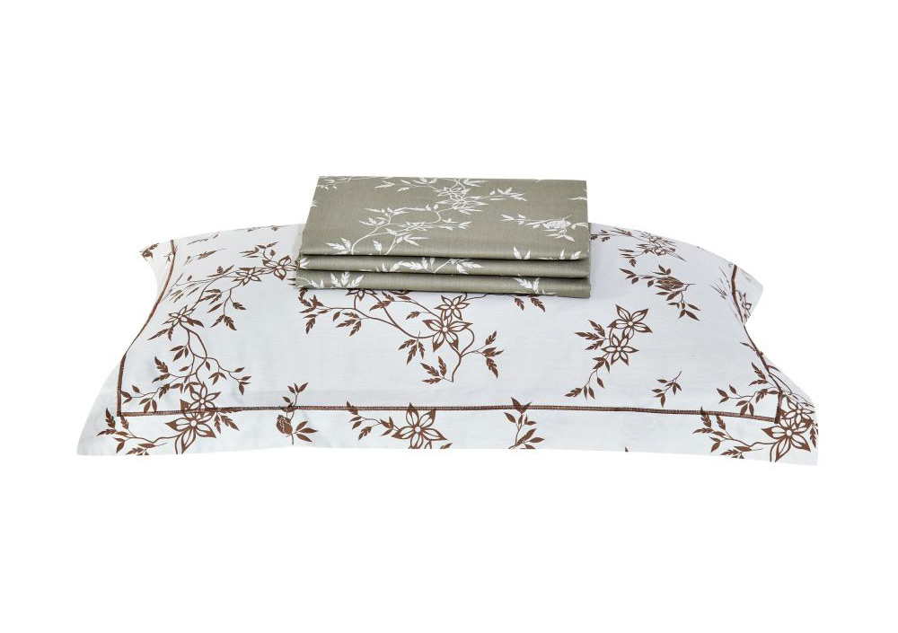 Постельное бельё с одеялом Asabella 2138-OSPS 1.5-спальное 160х220 печатный сатин