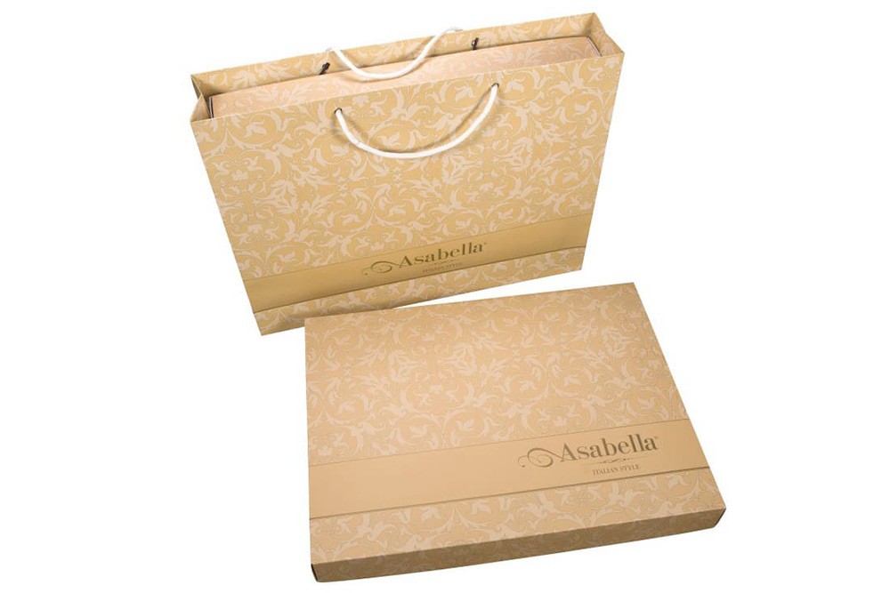 Постельное бельё Asabella 1765-7 семейное 2/160x220 печатный сатин