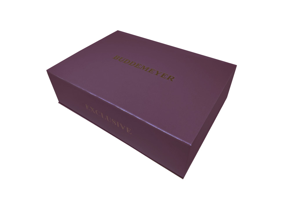 Коробка подарочная Buddemeyer Пурпур ночи 35х25х10 с магнитами