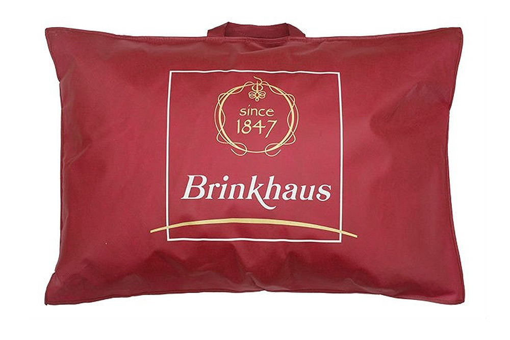 Подушка пуховая Brinkhaus Glamour с бортиком 50x70 средняя