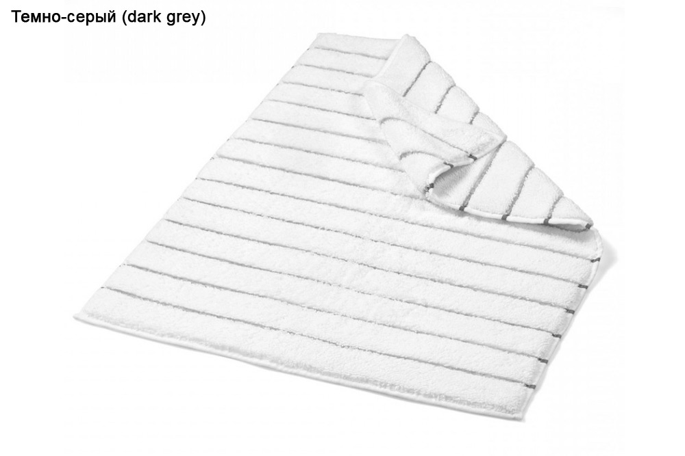 Полотенце для ног/коврик L'Appartement Striped Terry 60х90 органический хлопок