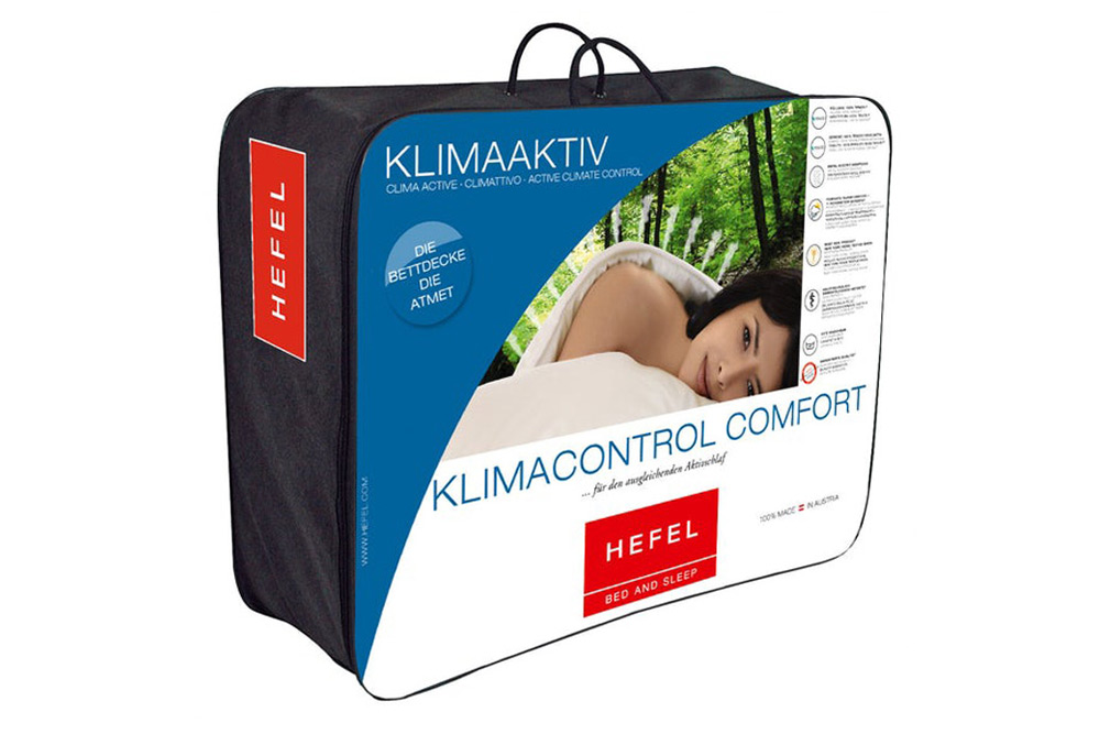 Одеяло с тенселем Hefel KlimaControl Comfort WD 200х200 теплое