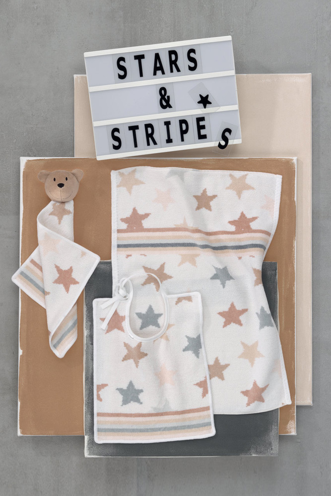 Детское полотенце Feiler Stars & Strips 37х50 шенилл