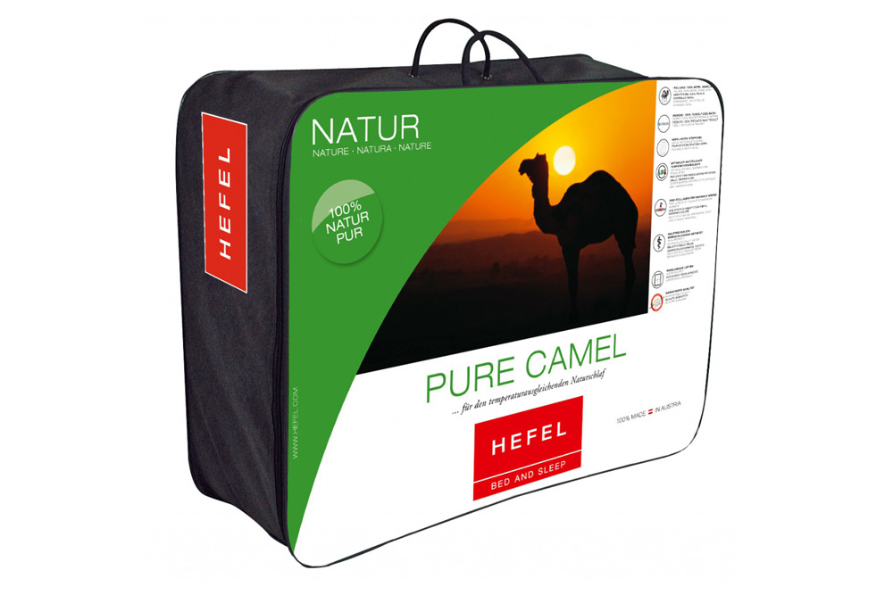 Одеяло верблюжье Hefel Pure Camel GDL 200x220 облегченное
