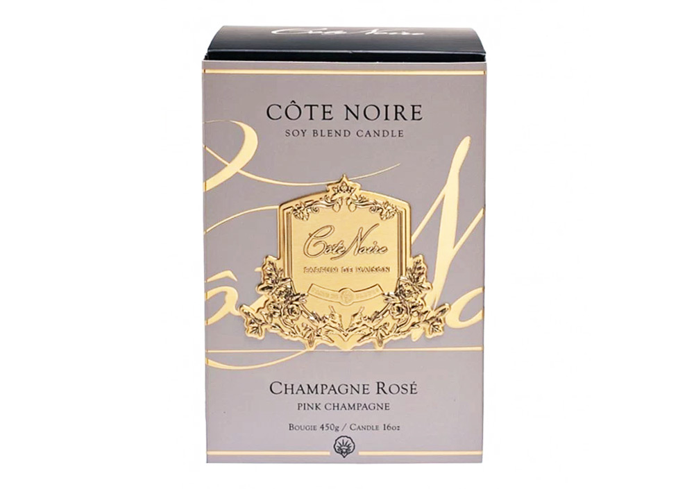 Ароматическая свеча Cote Noite Champagne Rose 450 гр.