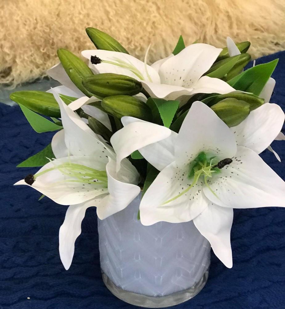 Аромабукет Cote Noire Herringbone White Lilies