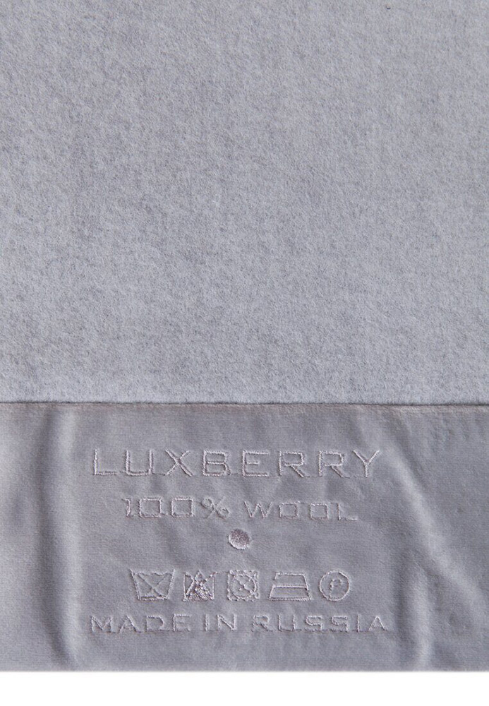 Плед шерстяной Luxberry Oscar 150х200 серый