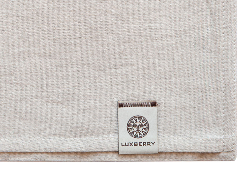 Постельное бельё Luxberry Лён и Хлопок натуральный 1.5-спальное 150x210