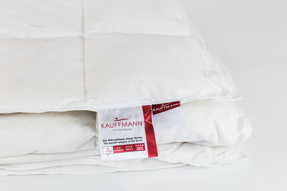 Одеяло пуховое Kauffmann Sleepwell Comfort Decke 150х200 легкое