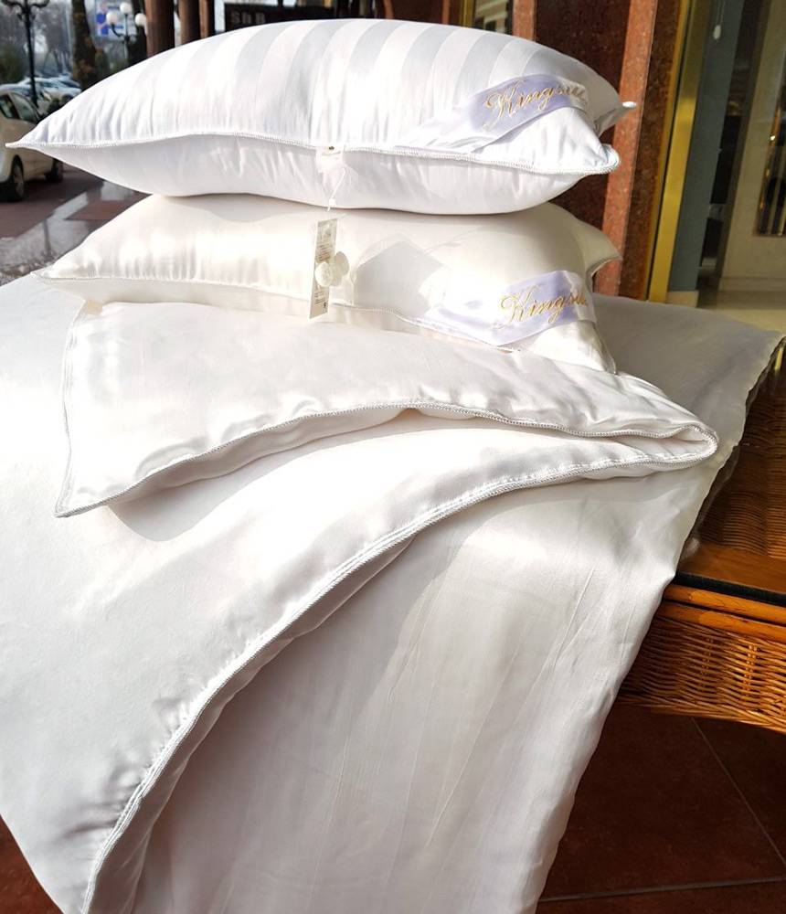 Одеяло шелковое Kingsilk Premium 200х220 всесезонное