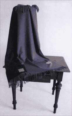 Плед из шерсти ягнёнка Steinbeck Rom 3 двусторонний фиолетовый 130х190