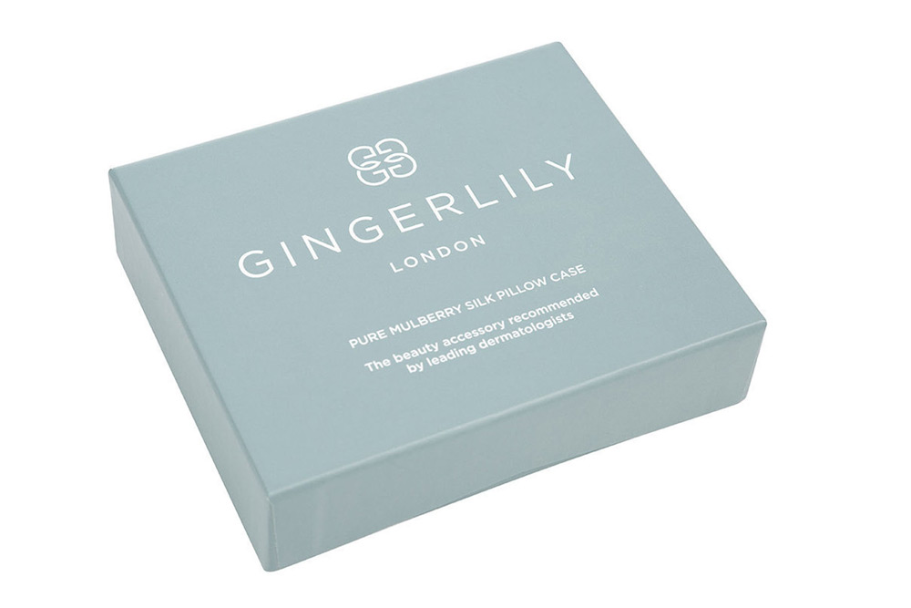 Наволочка шелковая Gingerlily Beauty Box 50х70 в подарочной коробке