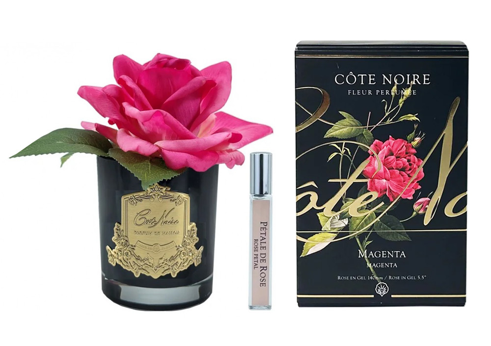 Ароматизированная роза Cote Noire French Rose Magenta black