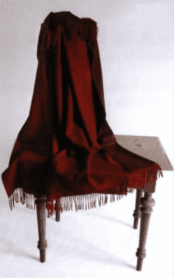 Плед из шерсти ягнёнка Steinbeck Rom 4 двусторонний красный 130х190