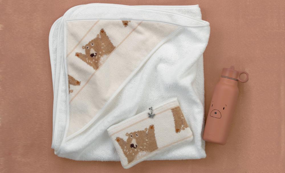 Детское полотенце с капюшоном Feiler Ben Bear 80х80 махровое